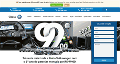 Desktop Screenshot of cipasa.com.br